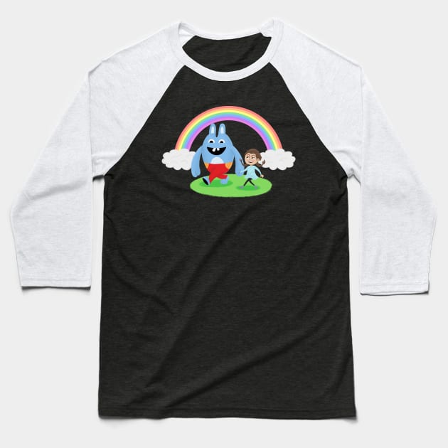 Bingo Bronson & Abbi Baseball T-Shirt by Scruffy_Nerd
